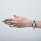 Reloj brazalete plata