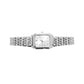 Reloj Rectangular plata