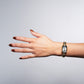 Reloj ovalo con circulos