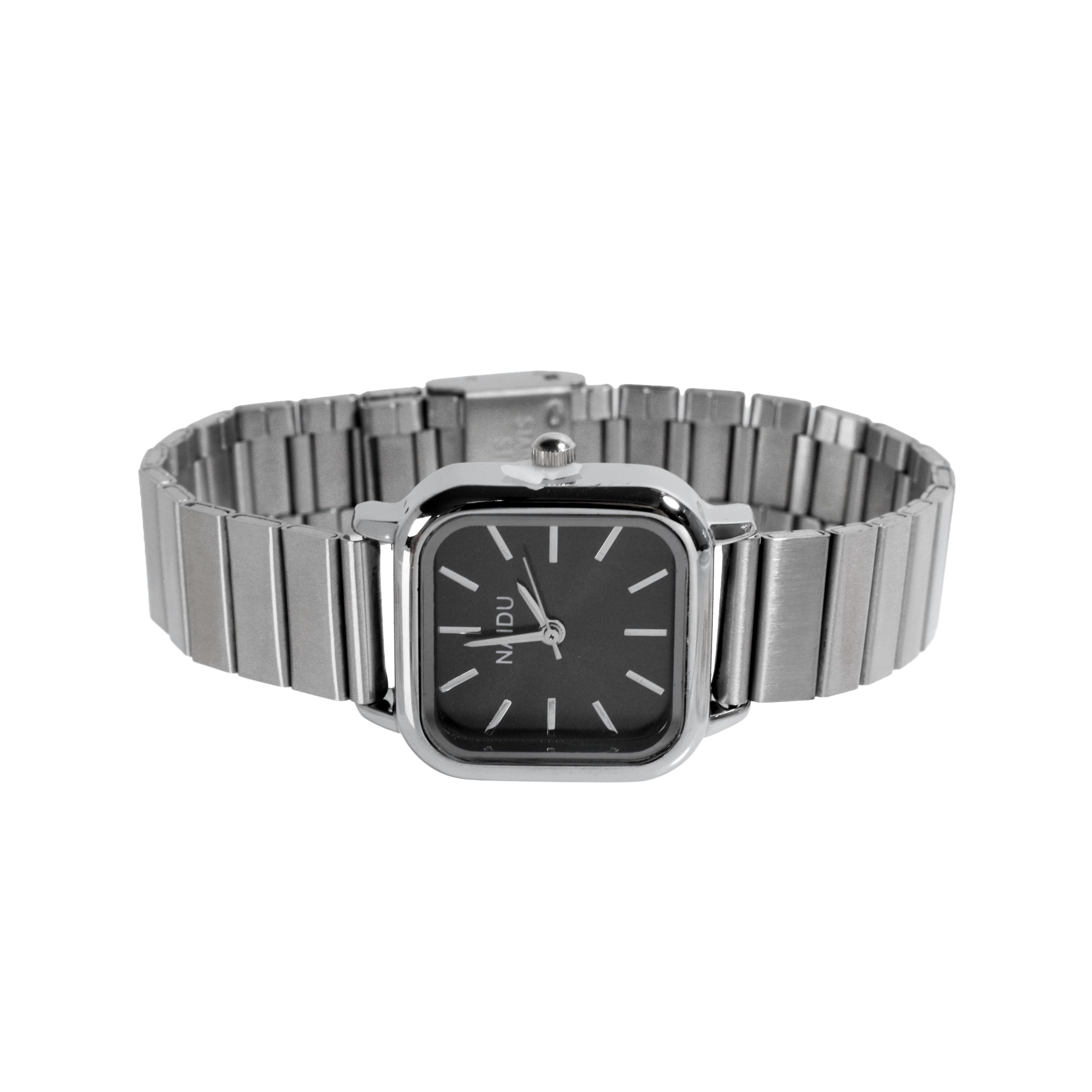 Reloj minimalista plata