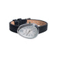Reloj triangular correa negra