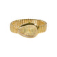Reloj triangulo ajustable dorado