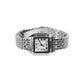 Reloj tipo cartier plateado